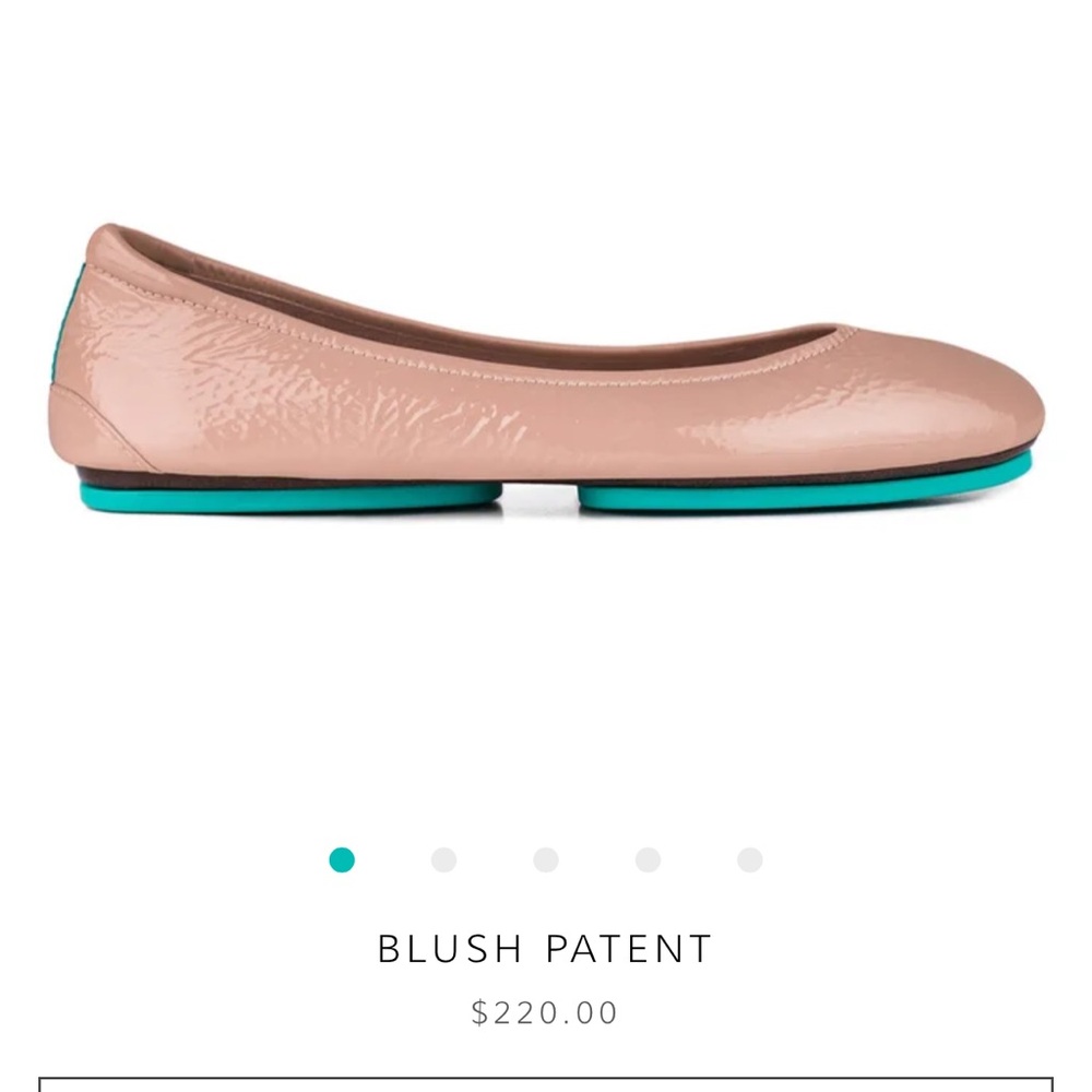 Tieks Blush Patent Leather Ballet Flats - Picture 2 of 10